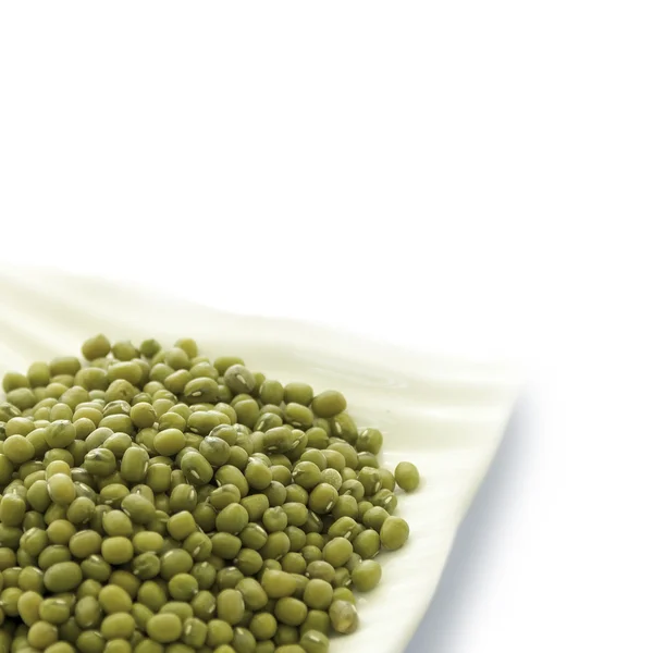 stock image Green beans on a plate