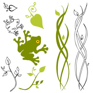 Nature Design Elements clipart