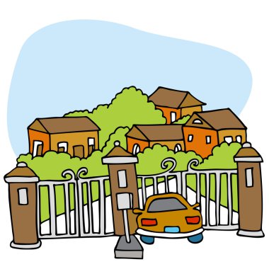 Gated Community clipart