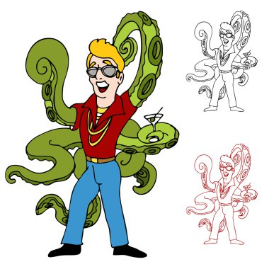 Human Octopus clipart