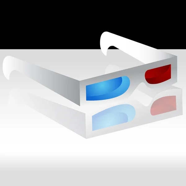 3D Glasses — Stock Vector