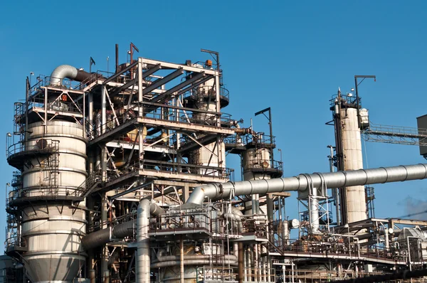 Planta de Refinería Petroquímica —  Fotos de Stock