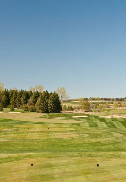 ゴルフ コース上の穴 — ストック写真