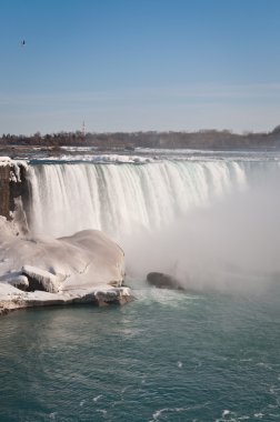 Niagara Falls (kışın Amerikan)