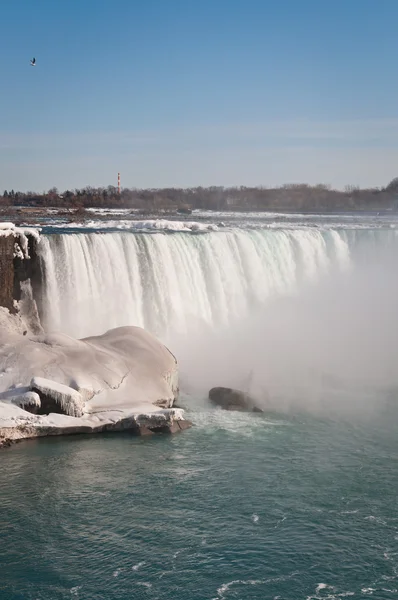 Niagara Falls (Amerikaanse) in de Winter — Stockfoto