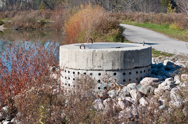 Stormwater Management System Perforated Concrete Pipe