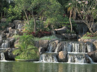 Paradise Cascading water.