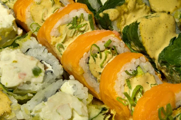 Assorted Sushi Rolls — Stock Photo, Image