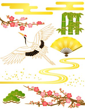 Japanese pattern clipart