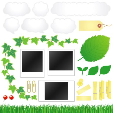 Eco icons clipart