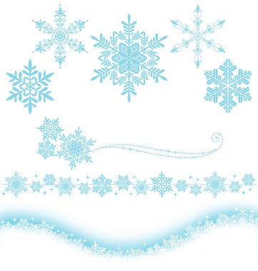 Snow crystal clipart