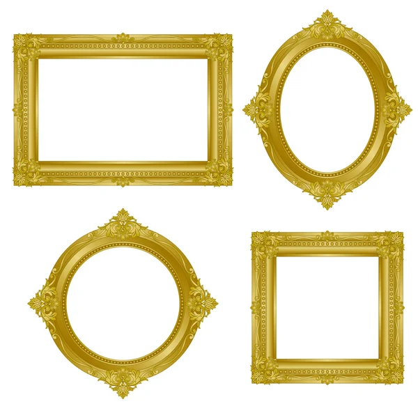 Marco de oro — Archivo Imágenes Vectoriales