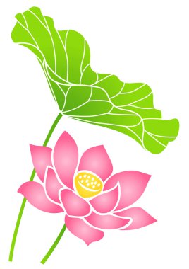 Lotus flower clipart