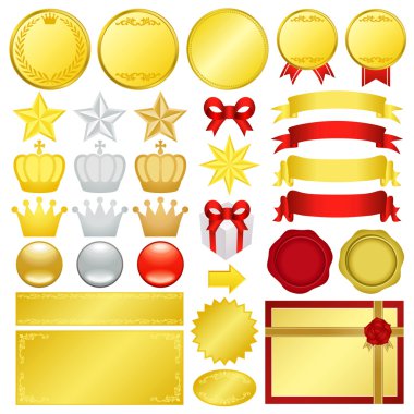 Gold decoration clipart