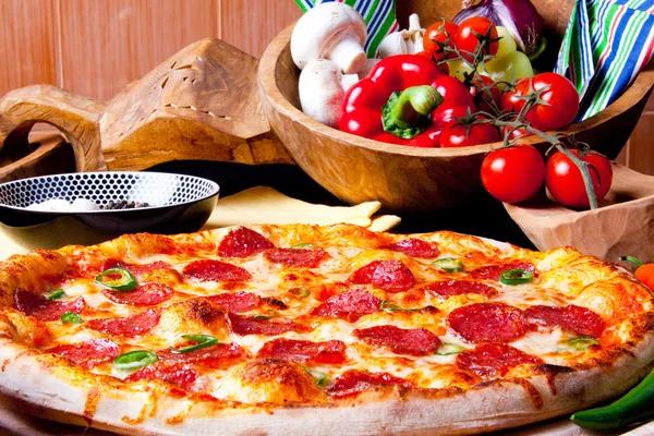 Pizza Mexicana — Stock fotografie