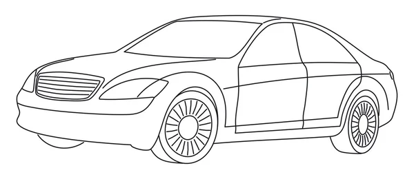 Стильний автомобіль - вектор — стоковий вектор