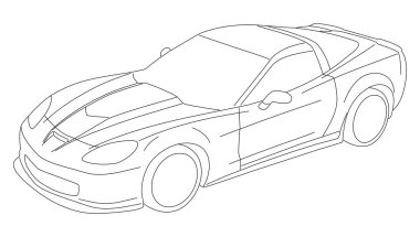 Sport car - vector clipart