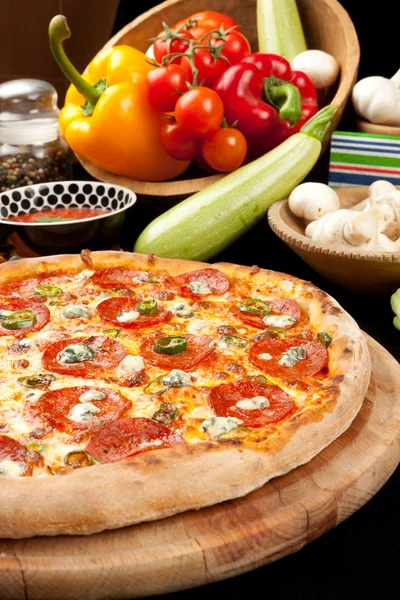 Sabrosa pizza — Foto de Stock