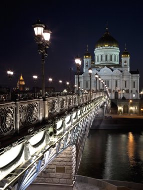 Cathedral of Christ the Savior in Moscow clipart