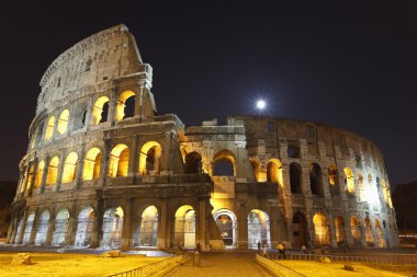 The Colosseum At Night
