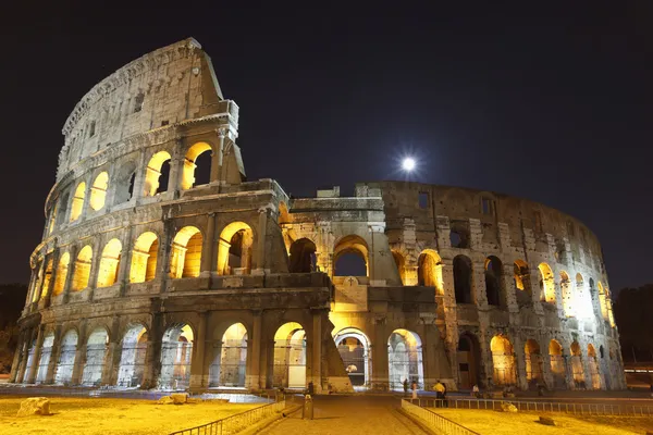 El Coliseo en la Noche — Foto de Stock