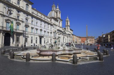 Piazza Navona, Rome, Italy clipart