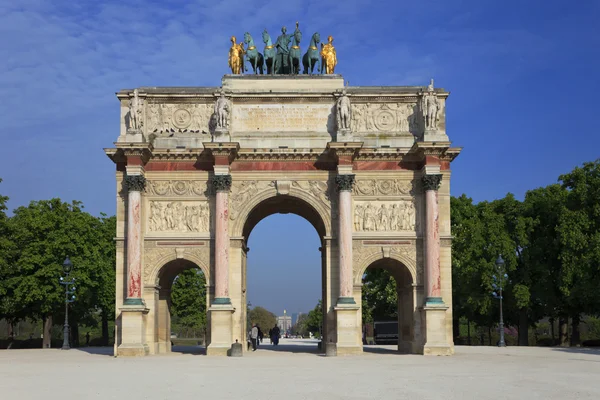 Αψίδα του Θριάμβου του καρουσέλ, Παρίσι — Φωτογραφία Αρχείου