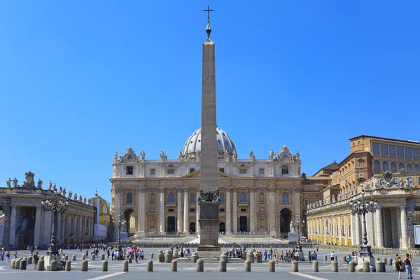Praça de São Pedro, Vaticano, Roma, Itália — Fotografia de Stock