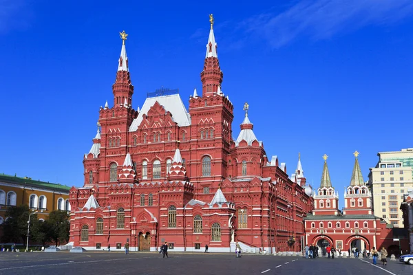 Kızıl Meydan, Moskova, Rusya tarihi Müzesi — Stok fotoğraf