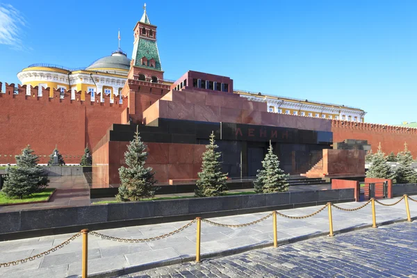 Mausoleo en la Plaza Roja, Moscú, Rusia — Foto de Stock
