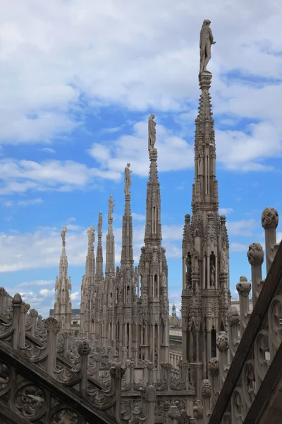 Duomo, katedry w Mediolanie — Zdjęcie stockowe