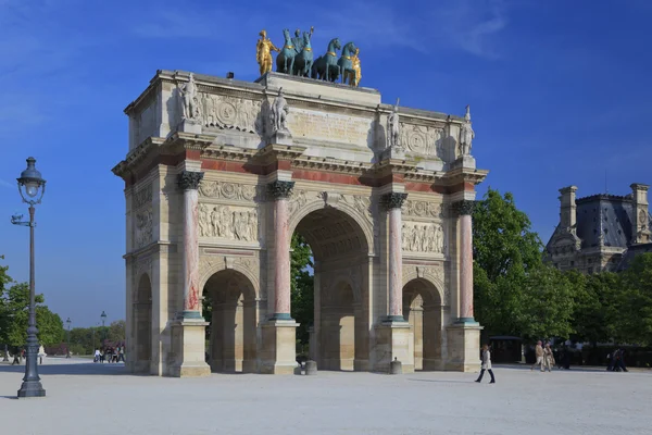 Триумфальная арка Карусель, Париж — стоковое фото