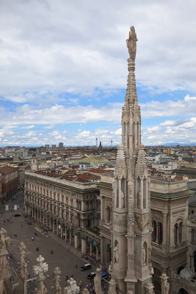 Vista panorâmica de Milão, Itália — Fotografia de Stock