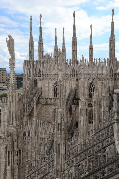 The Duomo, Milan 's cathedral — стоковое фото