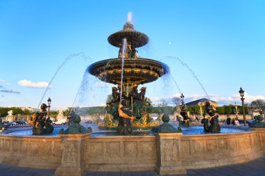 Çeşme, place de la concorde, paris, Fransa