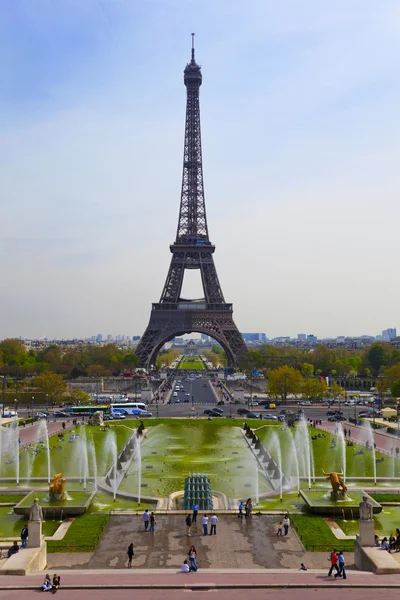 De Eiffeltoren, Parijs, Frankrijk — Stockfoto