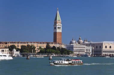 View from the sea to Venice, Italy clipart