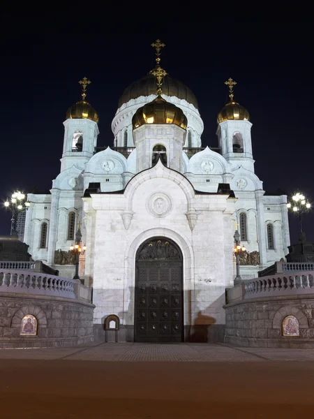 Christus-Erlöser-Kathedrale in Moskau, Russland — Stockfoto