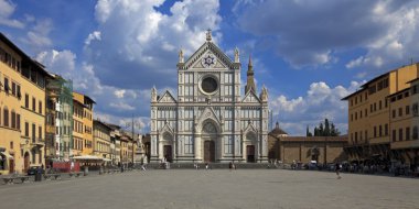 The Basilica Santa Croce, Florence, Italy clipart