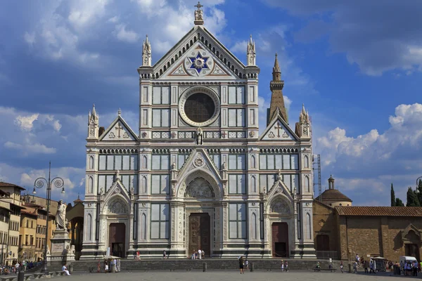 Bazyliki santa croce, Florencja, Włochy — Zdjęcie stockowe
