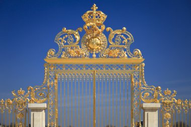 Golden Gates in Versailles. France clipart