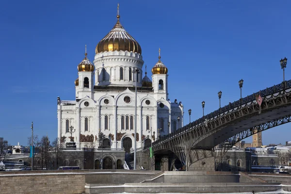 大教堂的基督救世主，莫斯科 — 图库照片
