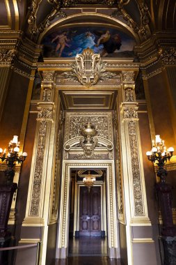 Saray veya opera garnier. Paris, Fransa.