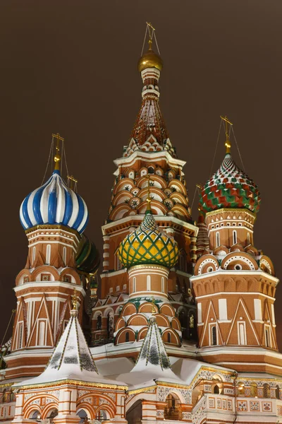 St. Basil's Cathedral on Red square, Moscow — Stock Photo, Image