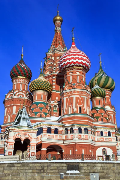 Intercession Cathedral Basil Red Square Moscow Russia — Stock Photo, Image