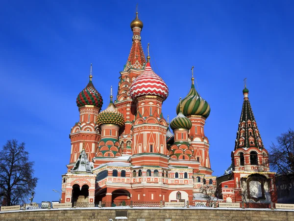 Aziz Basil Katedrali üzerinde Kızıl Meydan, Moskova — Stok fotoğraf