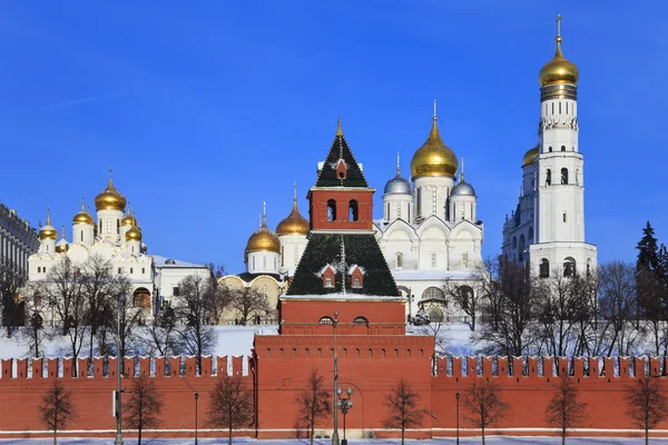 Katedrál moskevského Kremlu. Rusko. — Stock fotografie