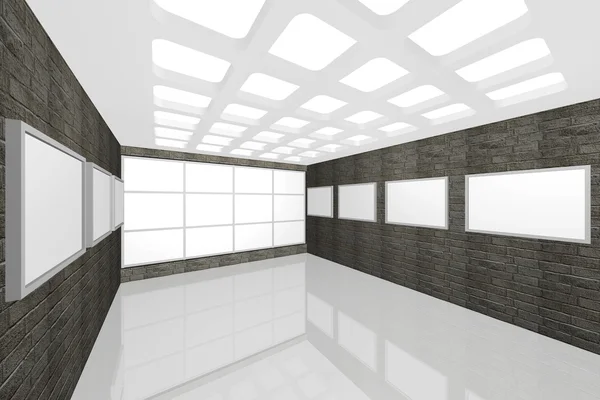 Moderne Interieur-Bildergalerie — Stockfoto