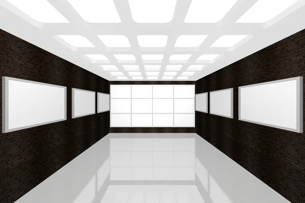 Moderne interieur Fotogalerij — Stockfoto