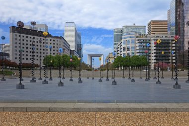 la defense, paris içinde gökdelenler.